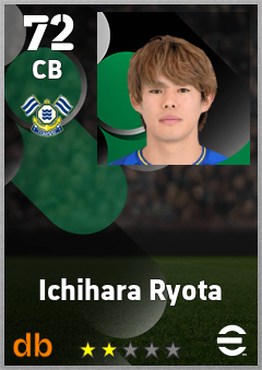 Ichihara Ryota — CB, OVR 72, MAX 72