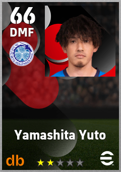 Yamashita Yuto — DMF, OVR 66, MAX 66