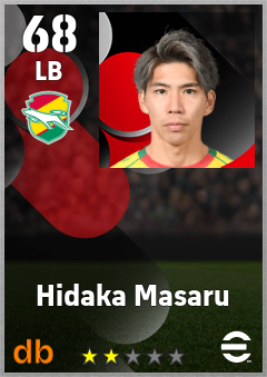 Hidaka Masaru eFootball player card