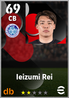 Ieizumi Rei — CB, OVR 69, MAX 69