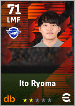Ito Ryoma — LMF, OVR 71, MAX 71