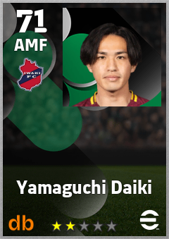 Yamaguchi Daiki eFootball player card