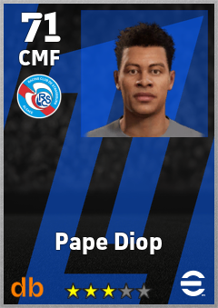 Pape Diop — CMF, OVR 71, MAX 71