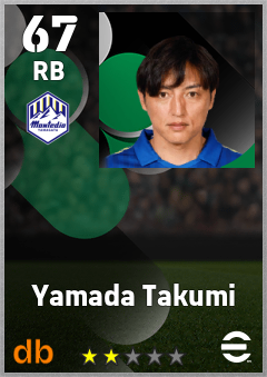 Yamada Takumi — RB, OVR 67, MAX 67