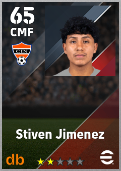 Stiven Jimenez eFootball player card