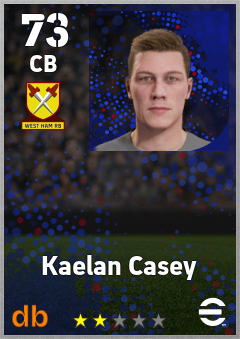 Kaelan Casey eFootball player card