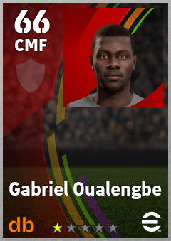 Gabriel Oualengbe — CMF, OVR 66, MAX 66