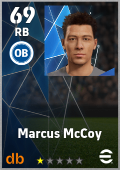 Marcus McCoy — RB, OVR 69, MAX 69