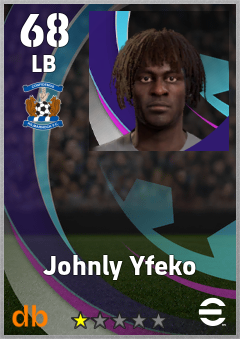 Johnly Yfeko — LB, OVR 68, MAX 68