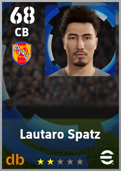 Lautaro Spatz — CB, OVR 68, MAX 68
