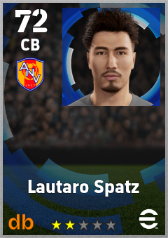 Lautaro Spatz eFootball player card