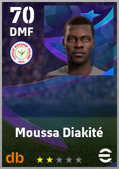Moussa Diakité eFootball player card