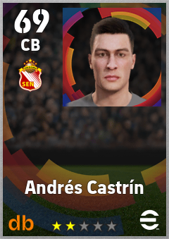 Andrés Castrín eFootball player card