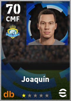 Joaquín — CMF, OVR 70, MAX 70
