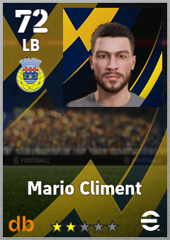 Mario Climent — LB, OVR 72, MAX 72