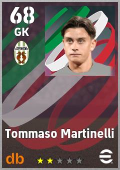 Tommaso Martinelli — GK, OVR 68, MAX 68