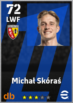 Michał Skóraś — LWF, OVR 72, MAX 72
