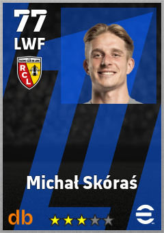 Michał Skóraś — LWF, OVR 77, MAX 77