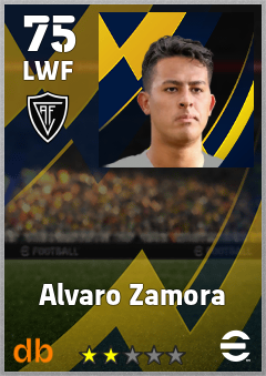 Alvaro Zamora — LWF, OVR 75, MAX 75