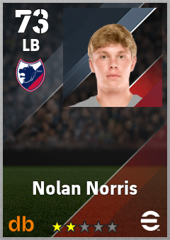 Nolan Norris — LB, OVR 73, MAX 73