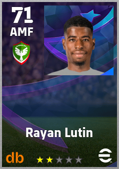 Rayan Lutin — AMF, OVR 71, MAX 71