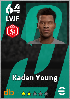 Kadan Young — LWF, OVR 64, MAX 64