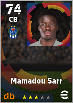 Mamadou Sarr eFootball player card
