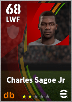 Charles Sagoe Jr eFootball player card