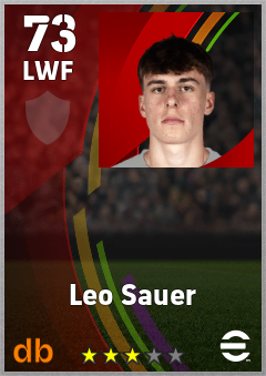 Leo Sauer eFootball player card