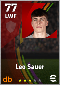 Leo Sauer eFootball player card