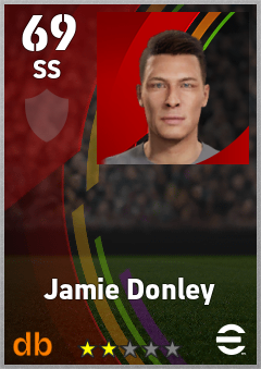 Jamie Donley eFootball player card