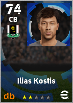 Ilias Kostis eFootball player card