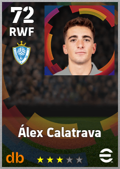 Álex Calatrava eFootball player card