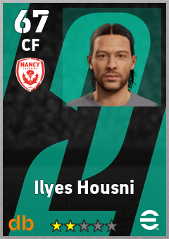 Ilyes Housni — CF, OVR 67, MAX 67