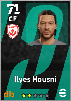 Ilyes Housni — CF, OVR 71, MAX 71
