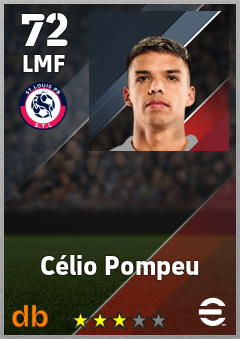 Célio Pompeu — LMF, OVR 72, MAX 72