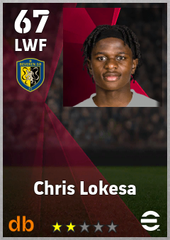 Chris Lokesa — LWF, OVR 67, MAX 67