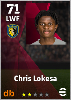 Chris Lokesa — LWF, OVR 71, MAX 71