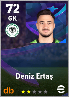 Deniz Ertaş — GK, OVR 72, MAX 72