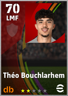 Théo Bouchlarhem — LMF, OVR 70, MAX 70