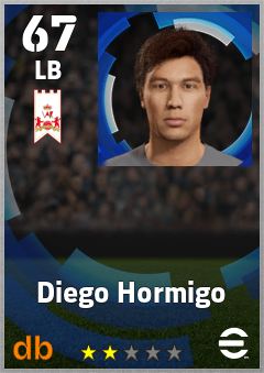 Diego Hormigo — LB, OVR 67, MAX 67