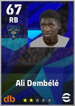Ali Dembélé eFootball player card