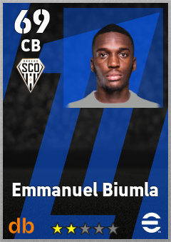 Emmanuel Biumla eFootball player card
