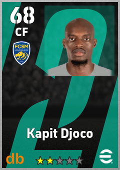 Kapit Djoco — CF, OVR 68, MAX 68