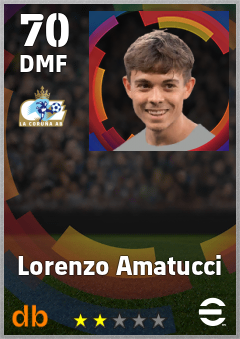 Lorenzo Amatucci — DMF, OVR 70, MAX 70