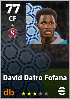 David Datro Fofana — CF, OVR 77, MAX 77
