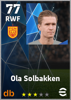 Ola Solbakken eFootball player card
