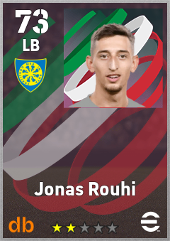 Jonas Rouhi — LB, OVR 73, MAX 73