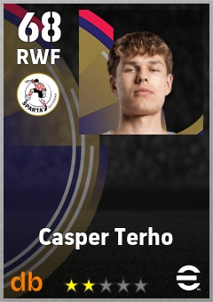 Casper Terho — RWF, OVR 68, MAX 68
