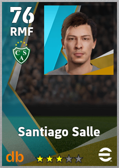 Santiago Salle — RMF, OVR 76, MAX 76